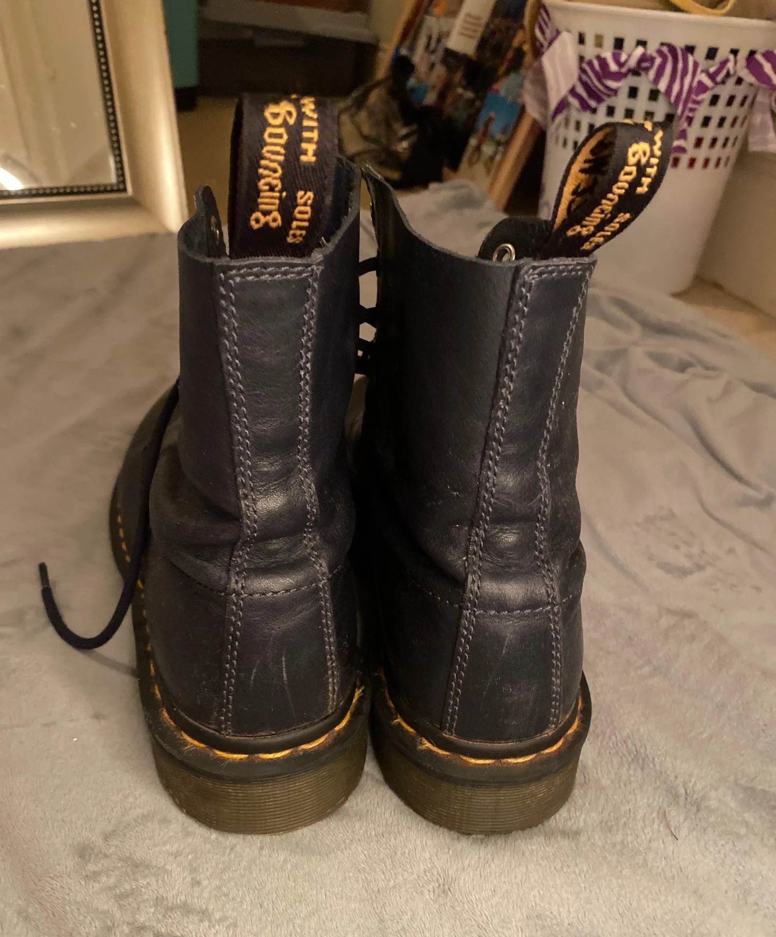 Dr. Martens Navy Docs Boots - Image 8