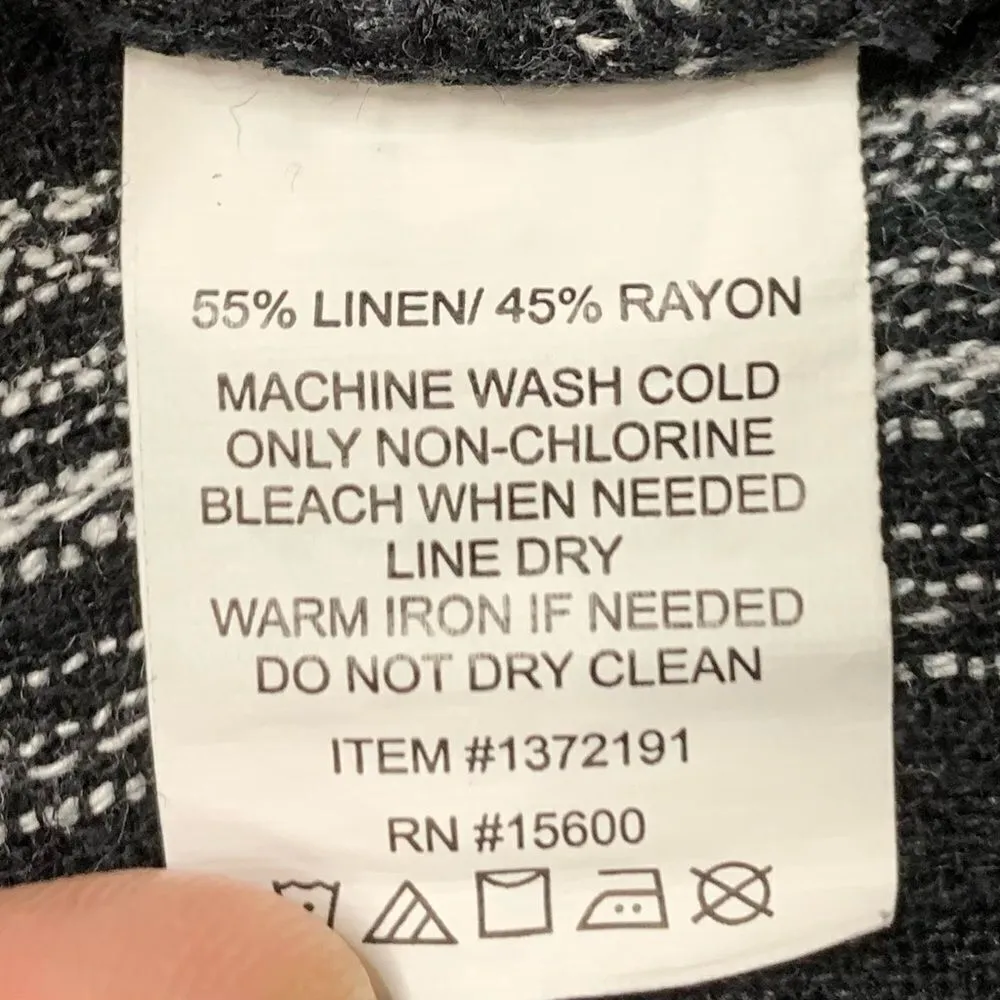 Briggs Linen Blend Drawstring Striped Pull On Women’s Short - Image 11