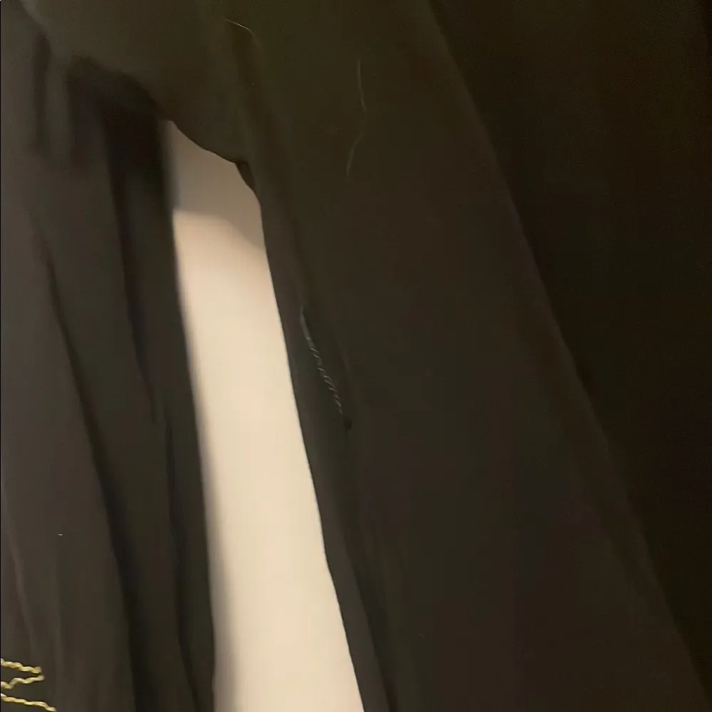 Uncle Frank Black and Green Dress with Cuffed Sleeves and Bib Collar - Image 7