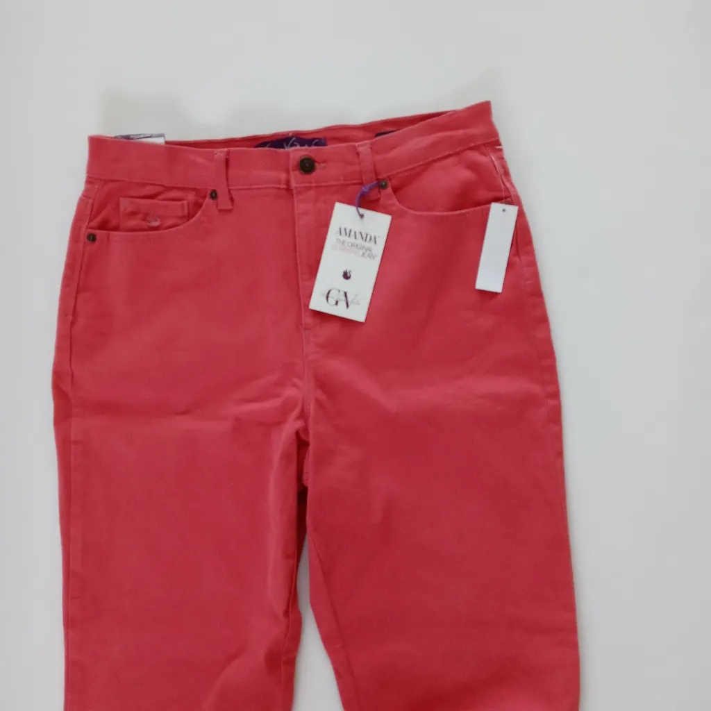 Gloria Vanderbilt Stretch Women High Rise Slim Fit Tapered Leg Jeans Siz… - Image 6