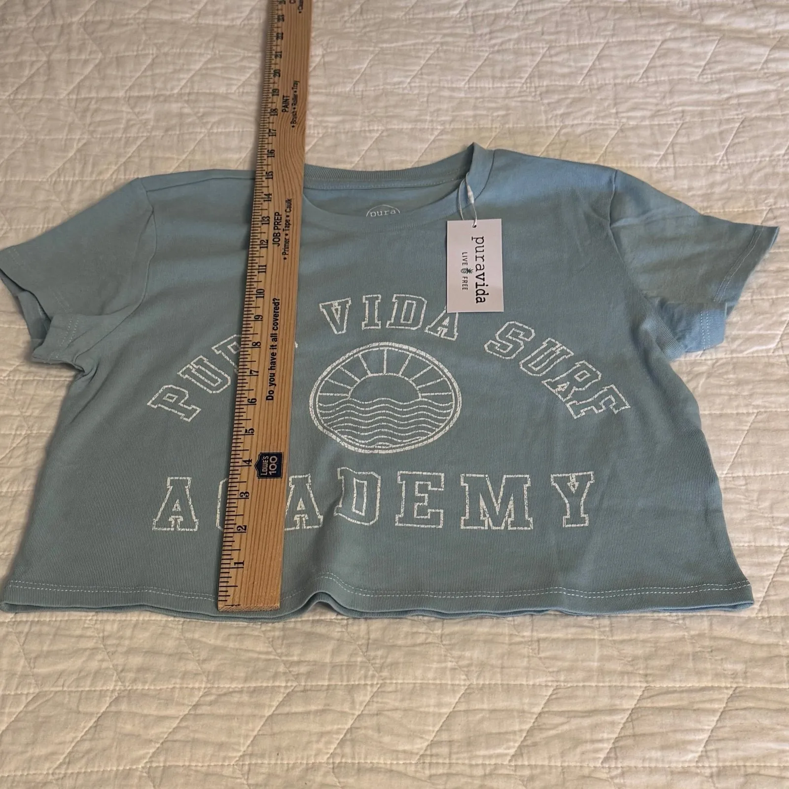 Puravida Crop Tee Shirt Size XS‎ brand new - Image 3