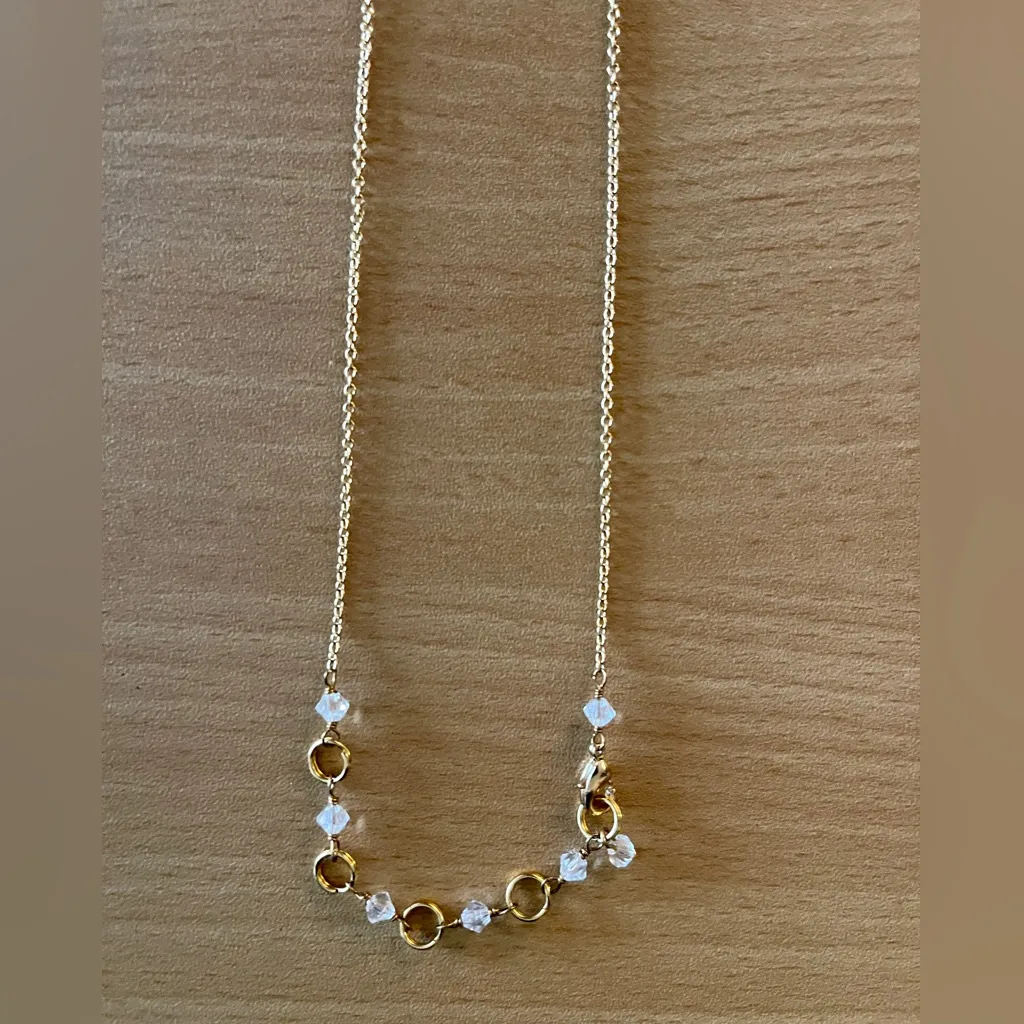 NWOT Aquamarine Necklace Blue - Image 3