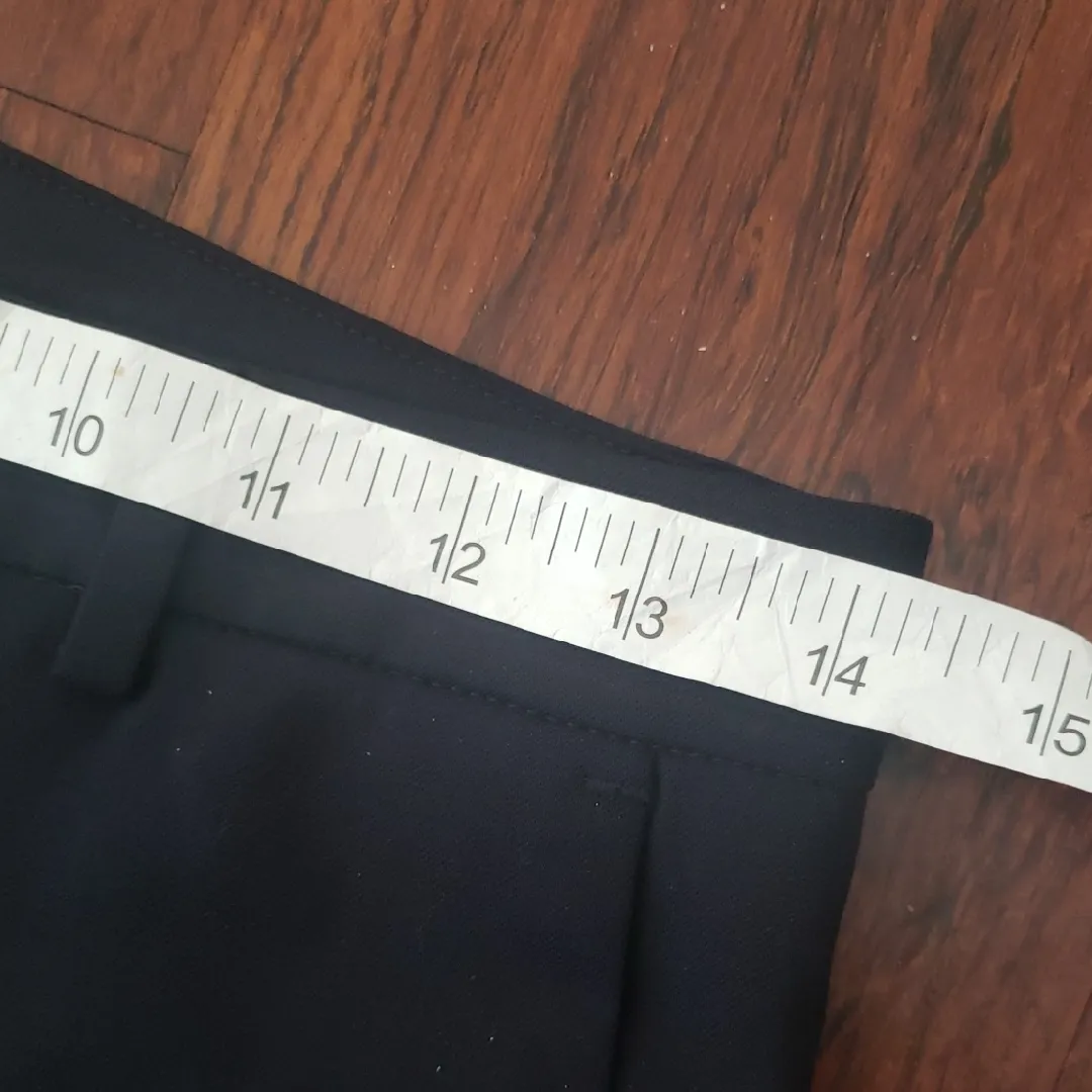 Moncler Womens Navy Blue Dress Pants Size 38 Chic Feminine Preppy Designer - Image 6