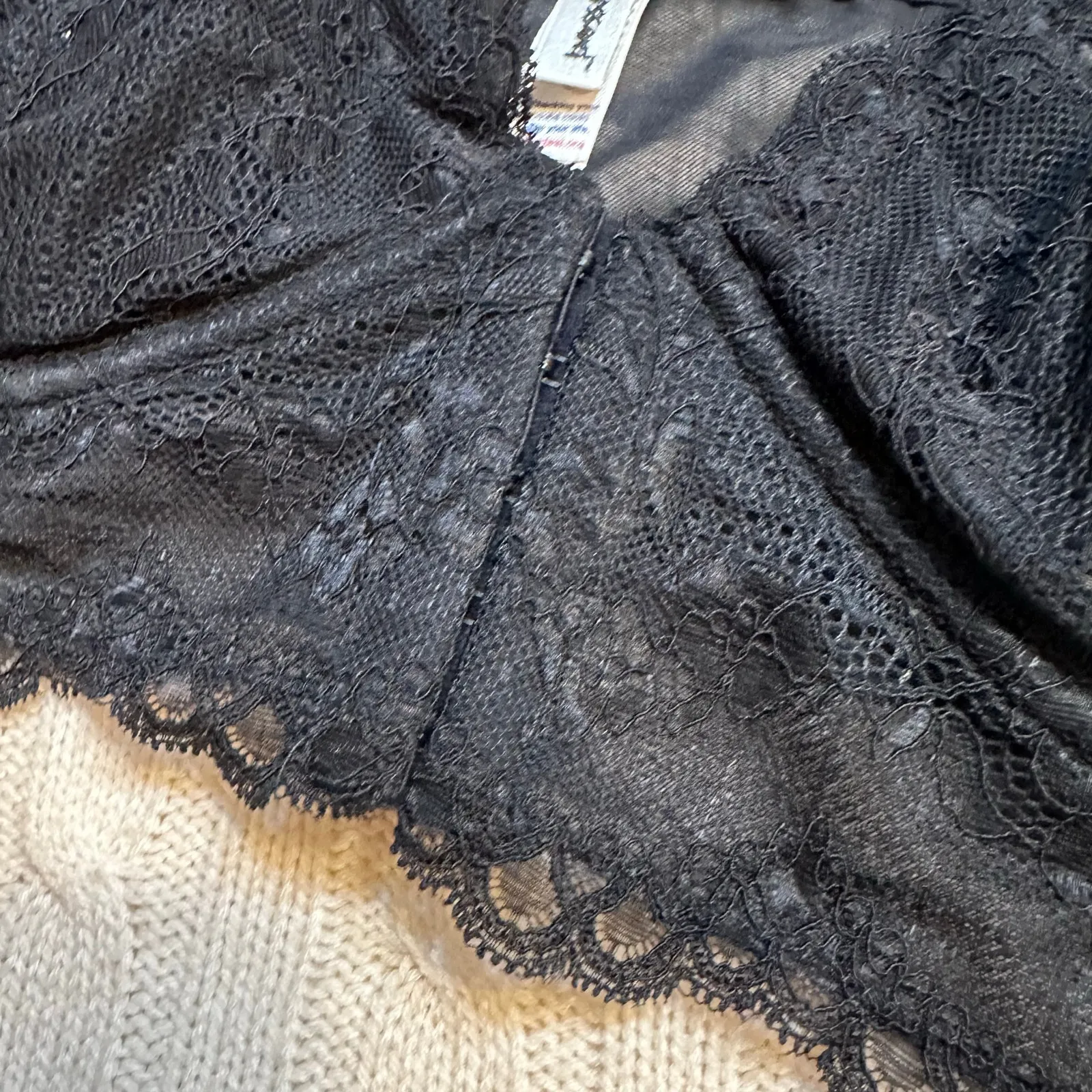 Gossard Black Lace Bustier sz 42D Gossard Superboost Plunge Bra - Image 7