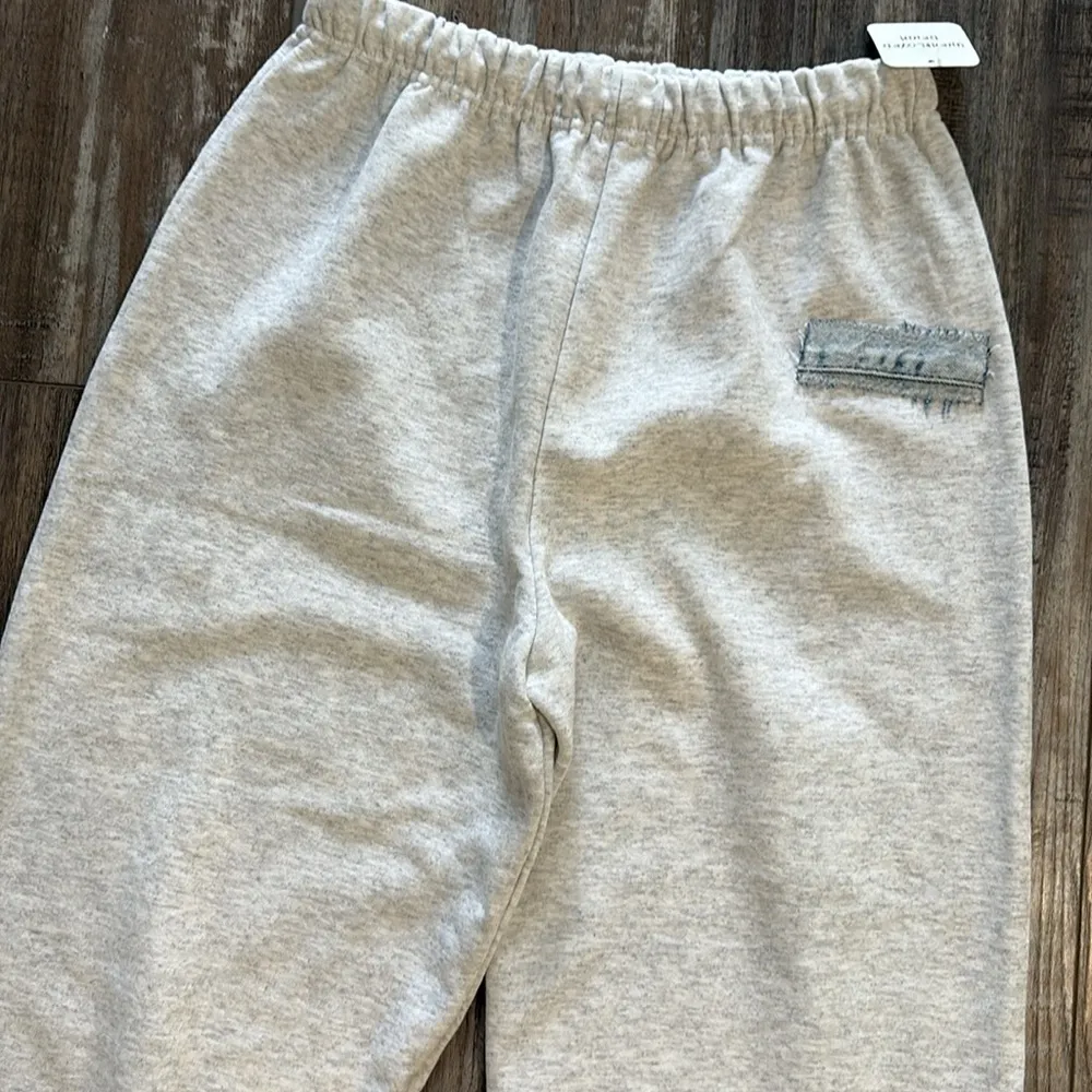 unemployed denim gray sweatpants medium NEW - Image 2