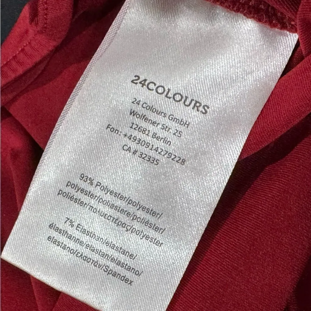 24Colours Red Twist Open Back One Piece Bodysuit Women’s Medium - Image 3