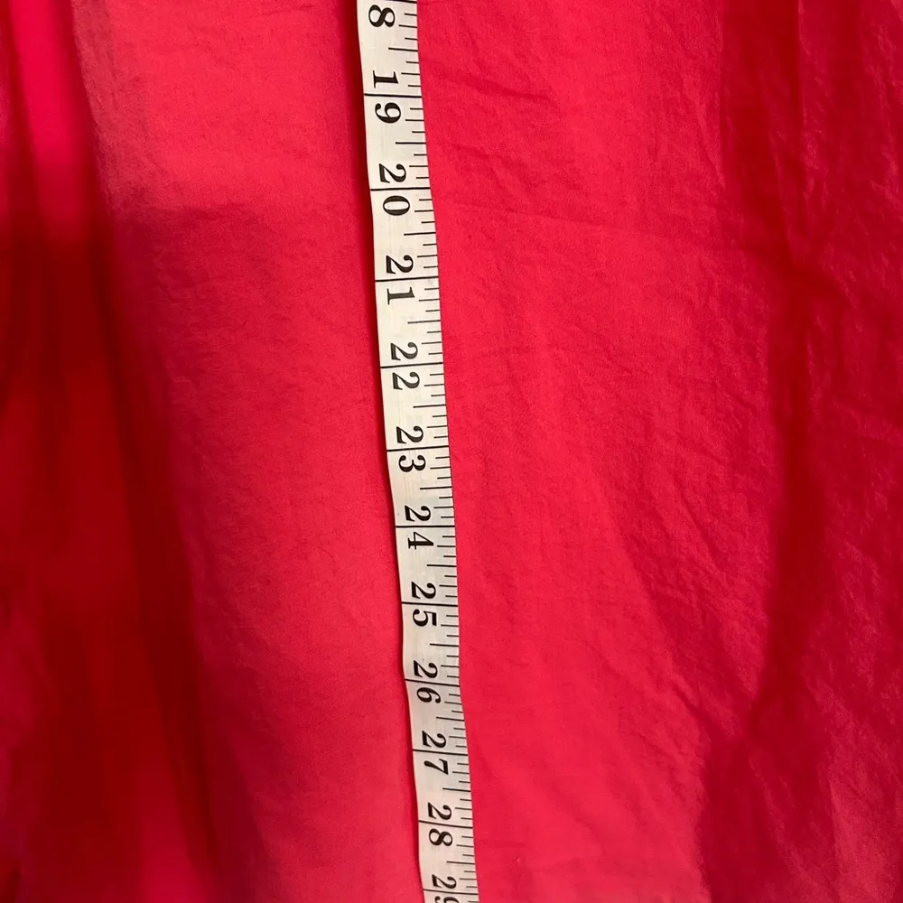 Croft & Barrow Red Sleeveless Blouse with Mandarin Collar NEW - Image 6