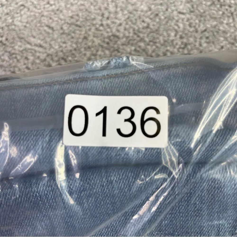 7 For All Mankind Edie Jeans Women’s 26 Blue Slim Straight High Rise Denim - Image 14