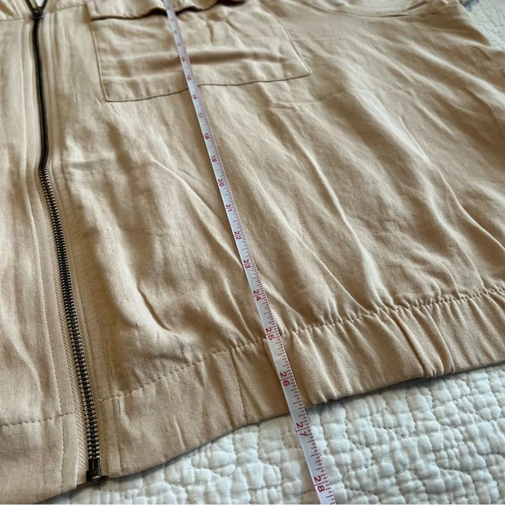 ✨ Torrid Cream Dual Fold Zip Front Cropped Jacket 4X NWT - Image 13