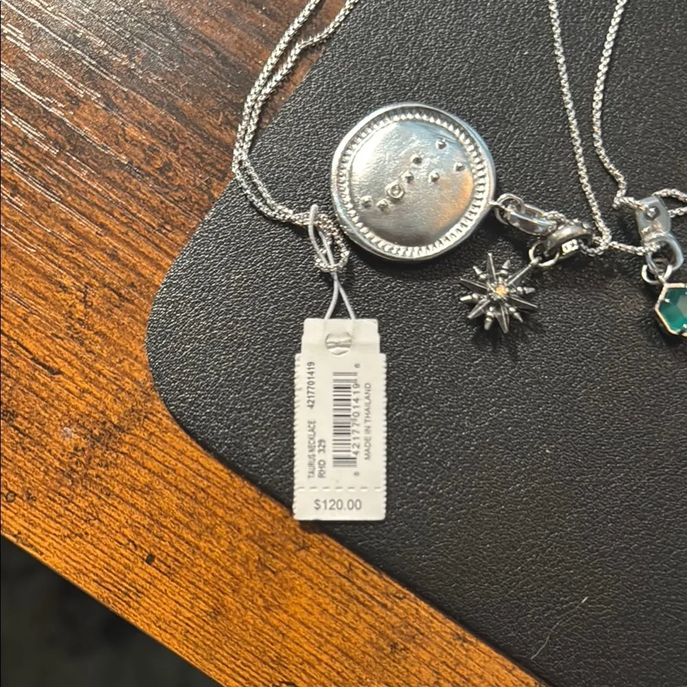 Kendra Scott Taurus Silver Pendant Necklace - Image 6