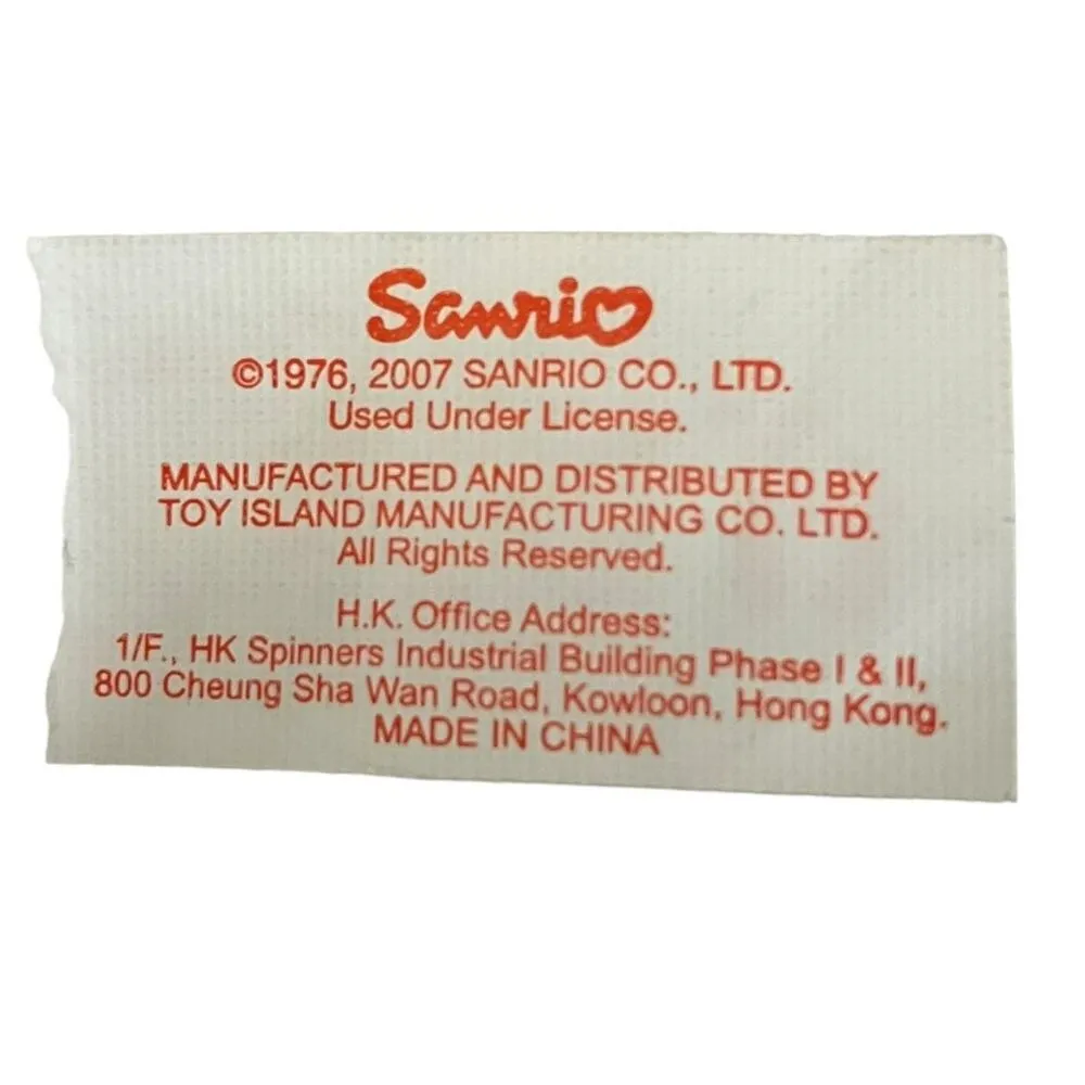 Sanrio 2007 Hello Kitty Jumbo Plush Handbag White - Image 4