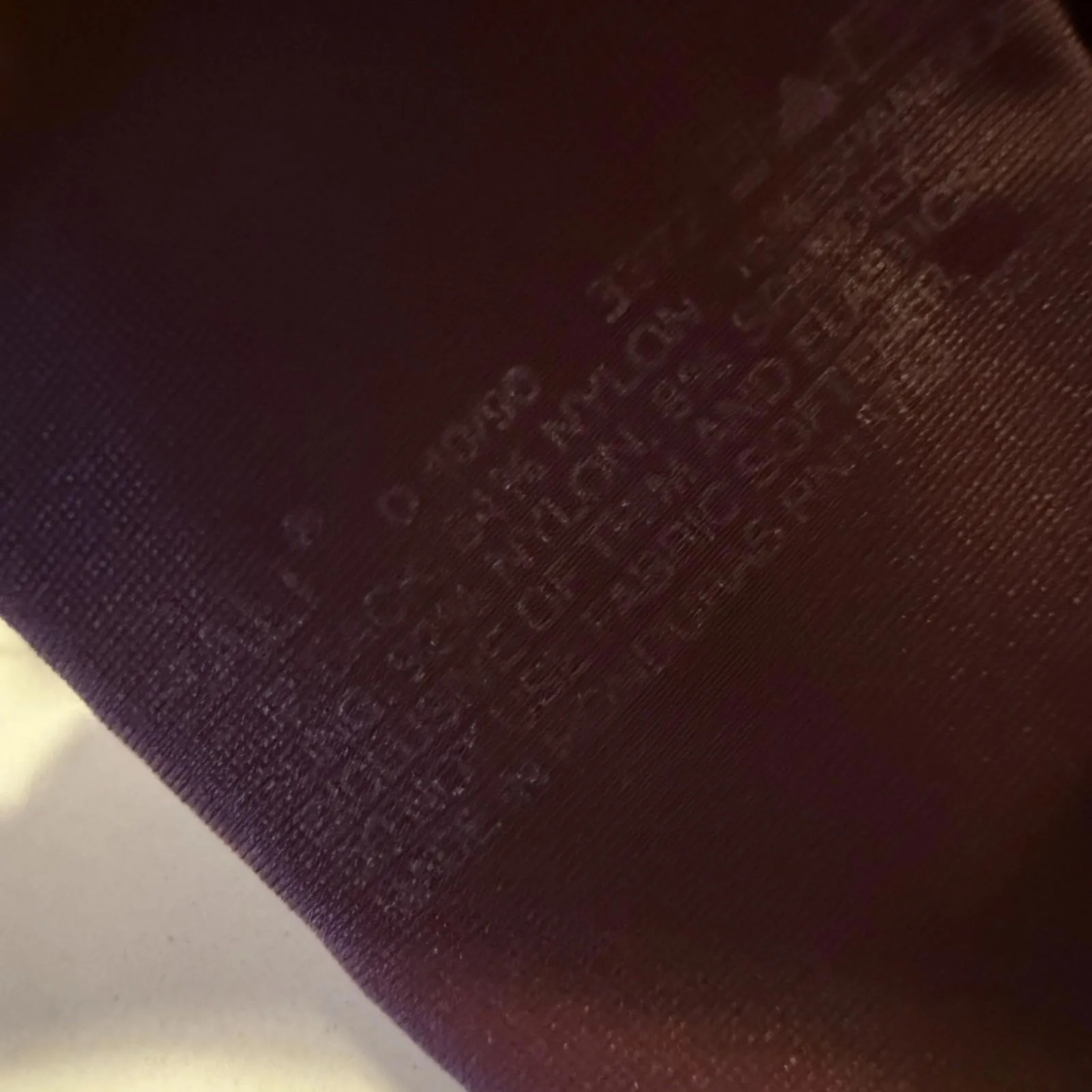 Bali Wireless Bra Sz 40D Maroon Floral Unlined - Image 6