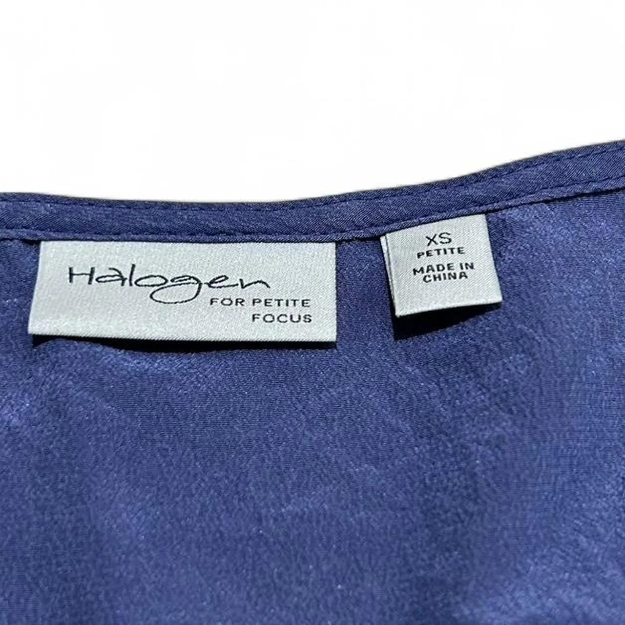 Halogen 100% Silk Ruffle V-Neck Sleeveless Top - Image 4