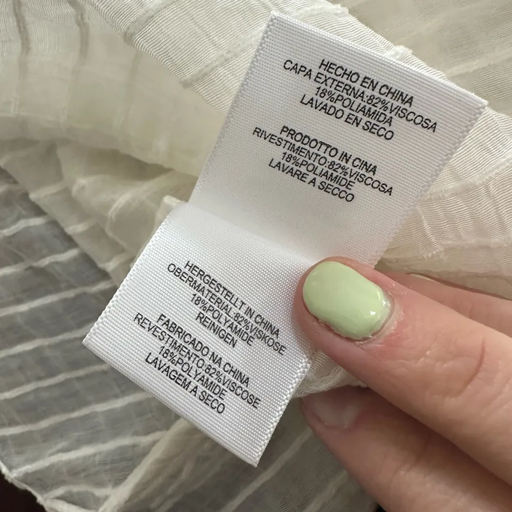 Joie White Rashelda striped Sheer Blouse - Image 5