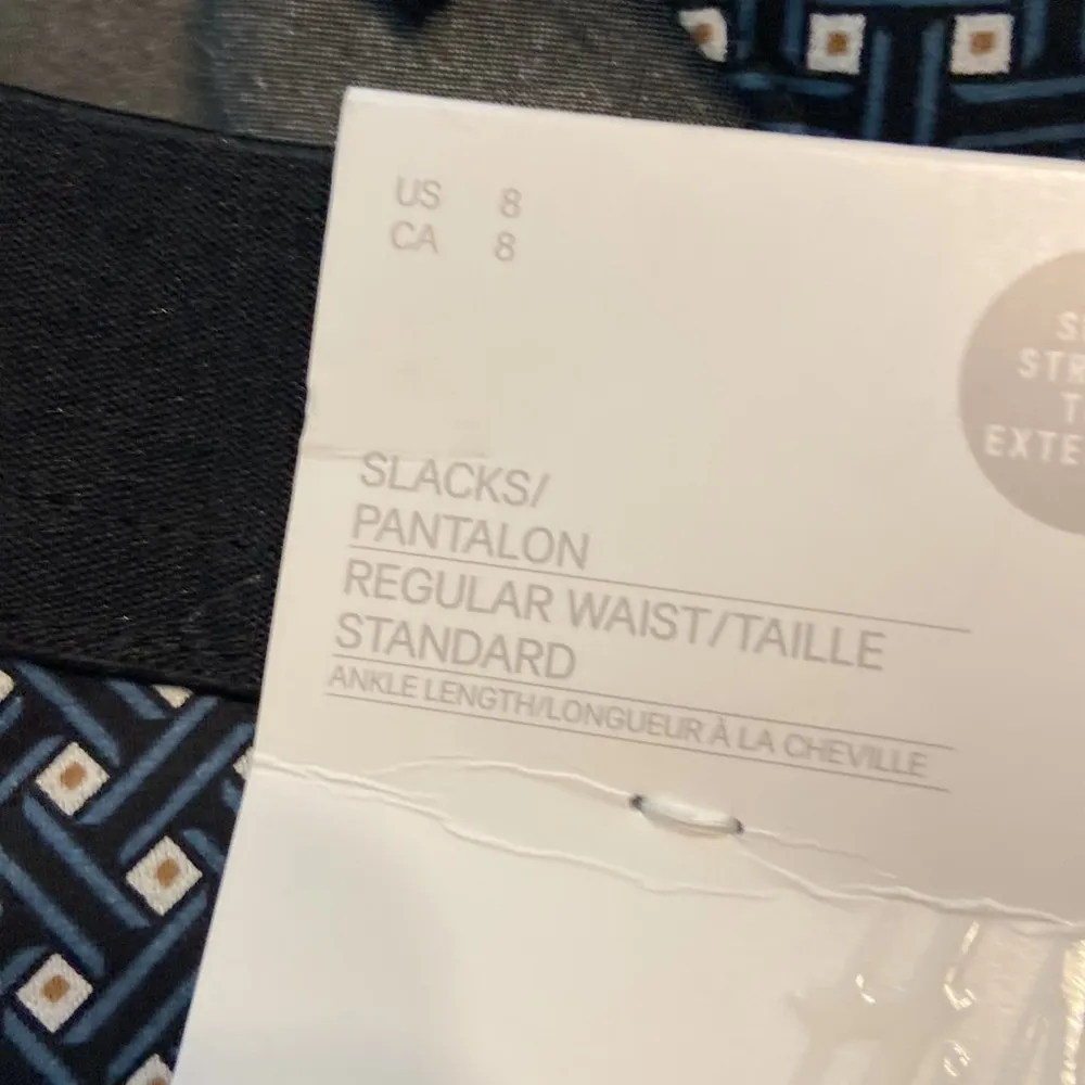 H&M Slacks Super Stretch brand new inseam 27” waist 30” flat elastic - Image 10