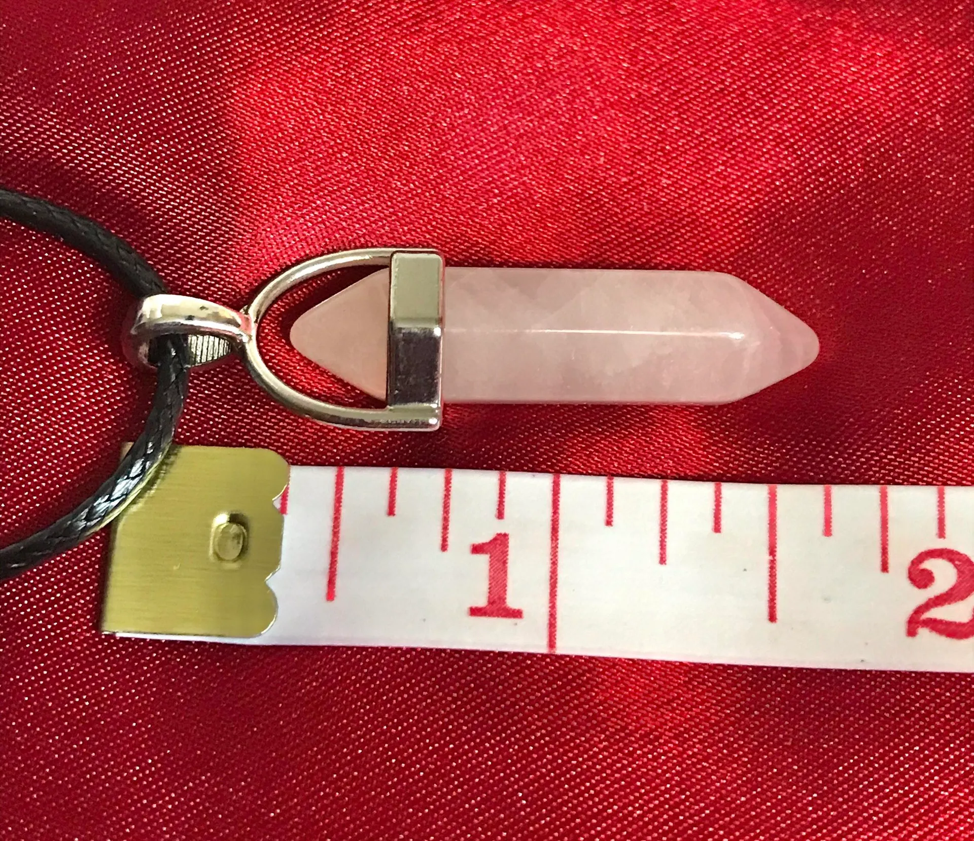 Handmade Rose Quartz Gemstone Necklace - Image 5