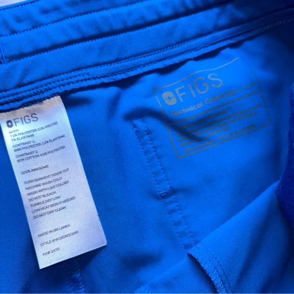 Zamora Jogger Scrub Pants petite royal Blue - Image 4