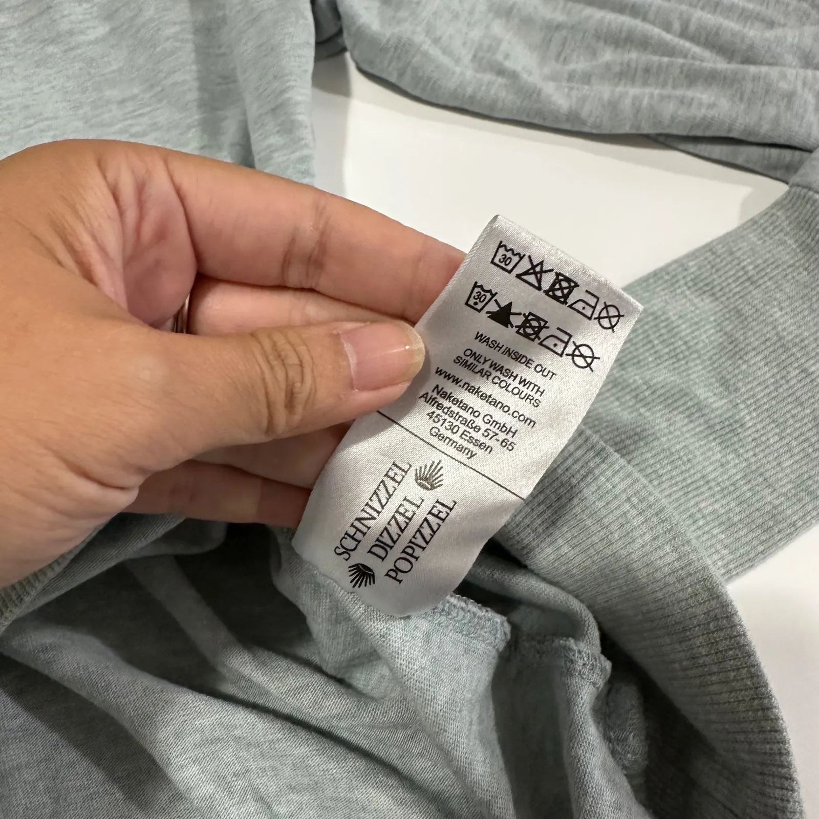 Naketano blue Kurzer Schniedelwutz IV sweatshirt sweater XL women's - Image 6