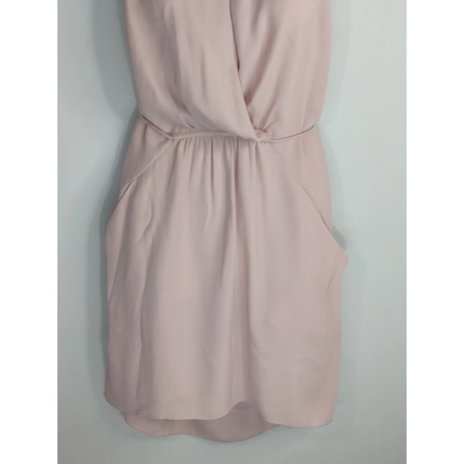 Aritzia Wilfred Blush Pink Sabine Faux Wrap Dress Womens Small Outdoor Causal‎ - Image 4