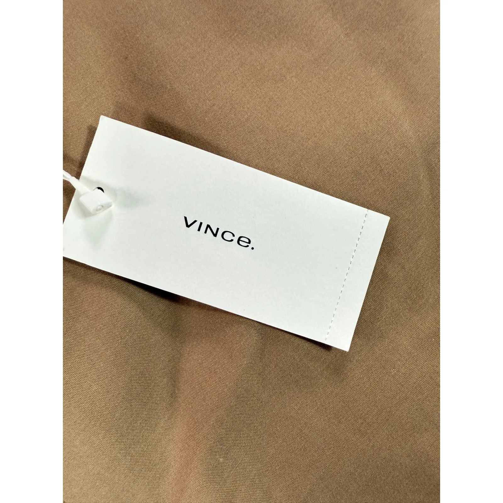 NWT Vince Cigarette Trousers Size 16 Almond Tan Neutral Career‎ Pant Minimalist - Image 6
