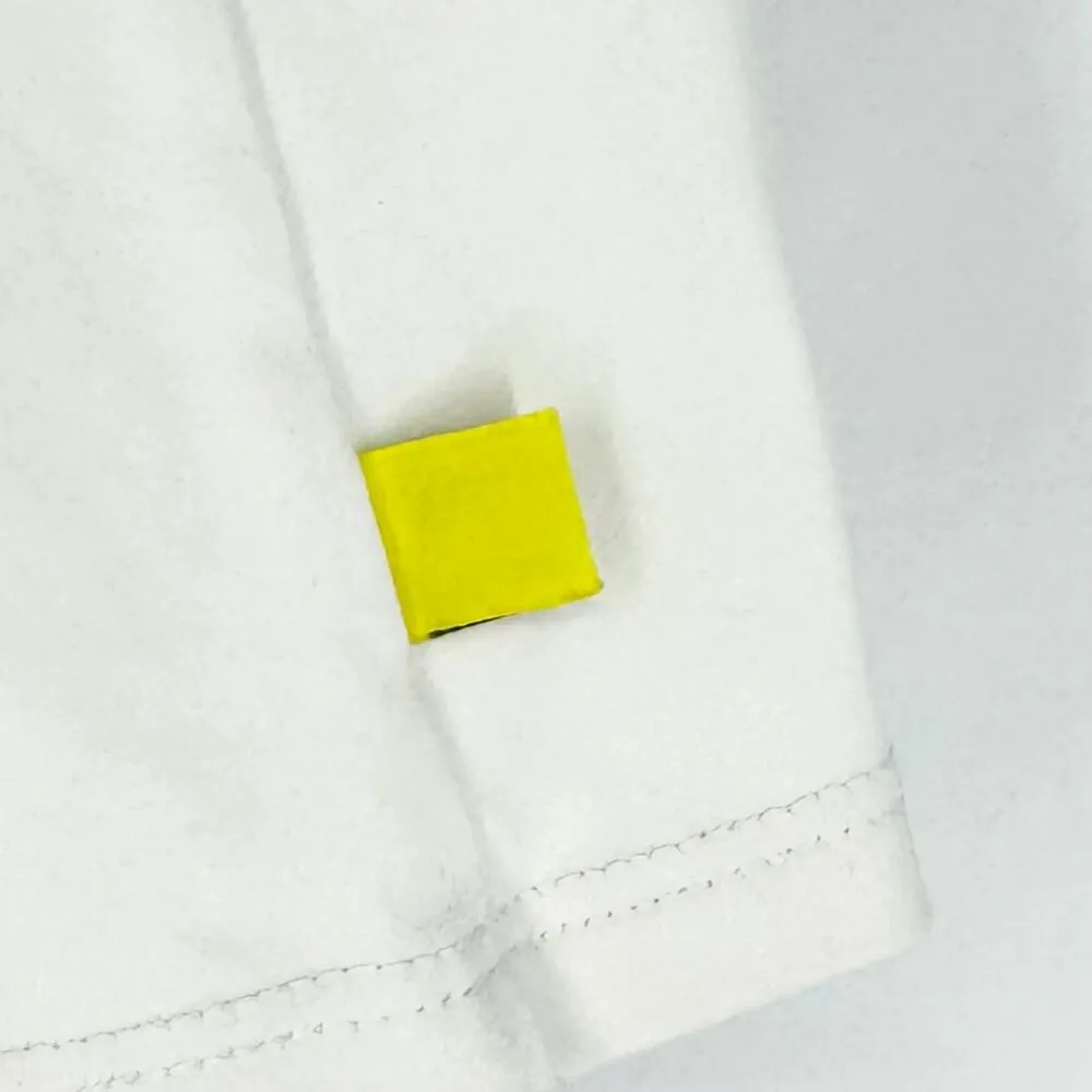 L'Oeuf Poché Baseline Tennis Skort White with Navy Sports Stripes Size Small - Image 5