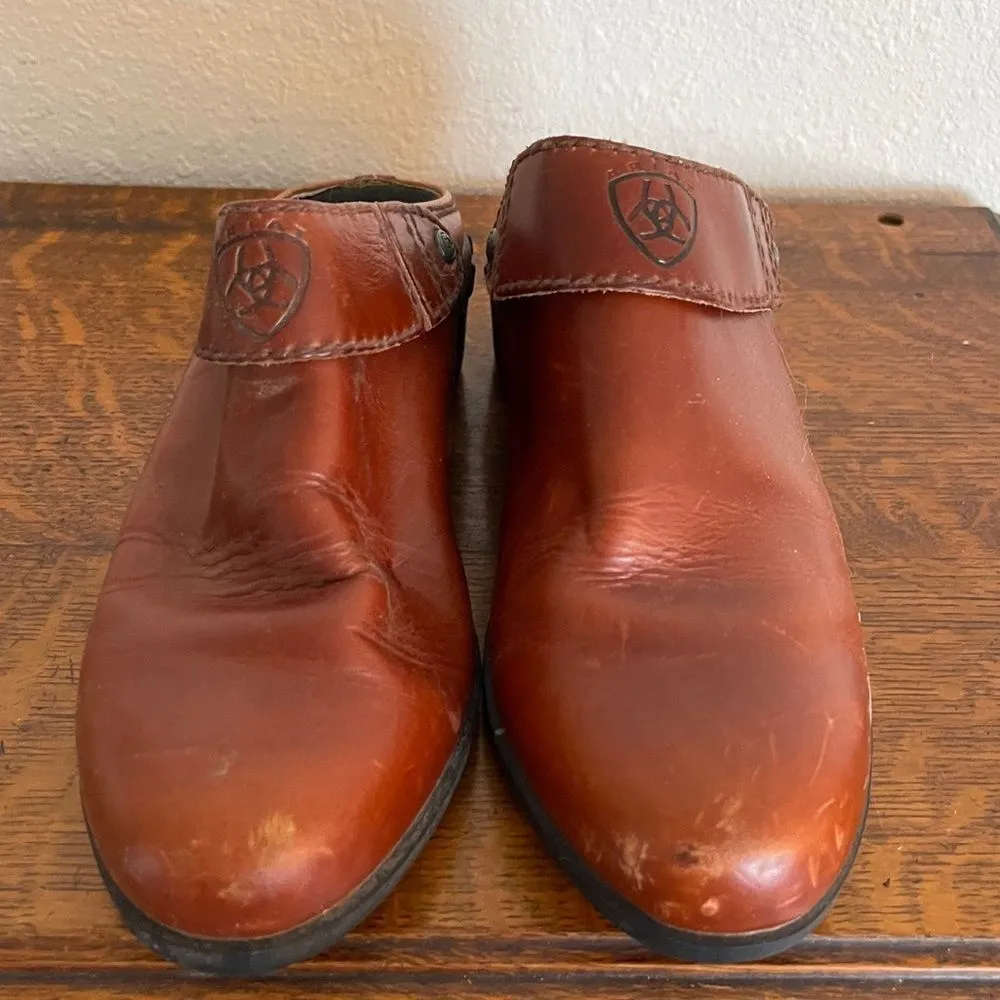 Ariat Leather‎ Clogs Brown - Image 7