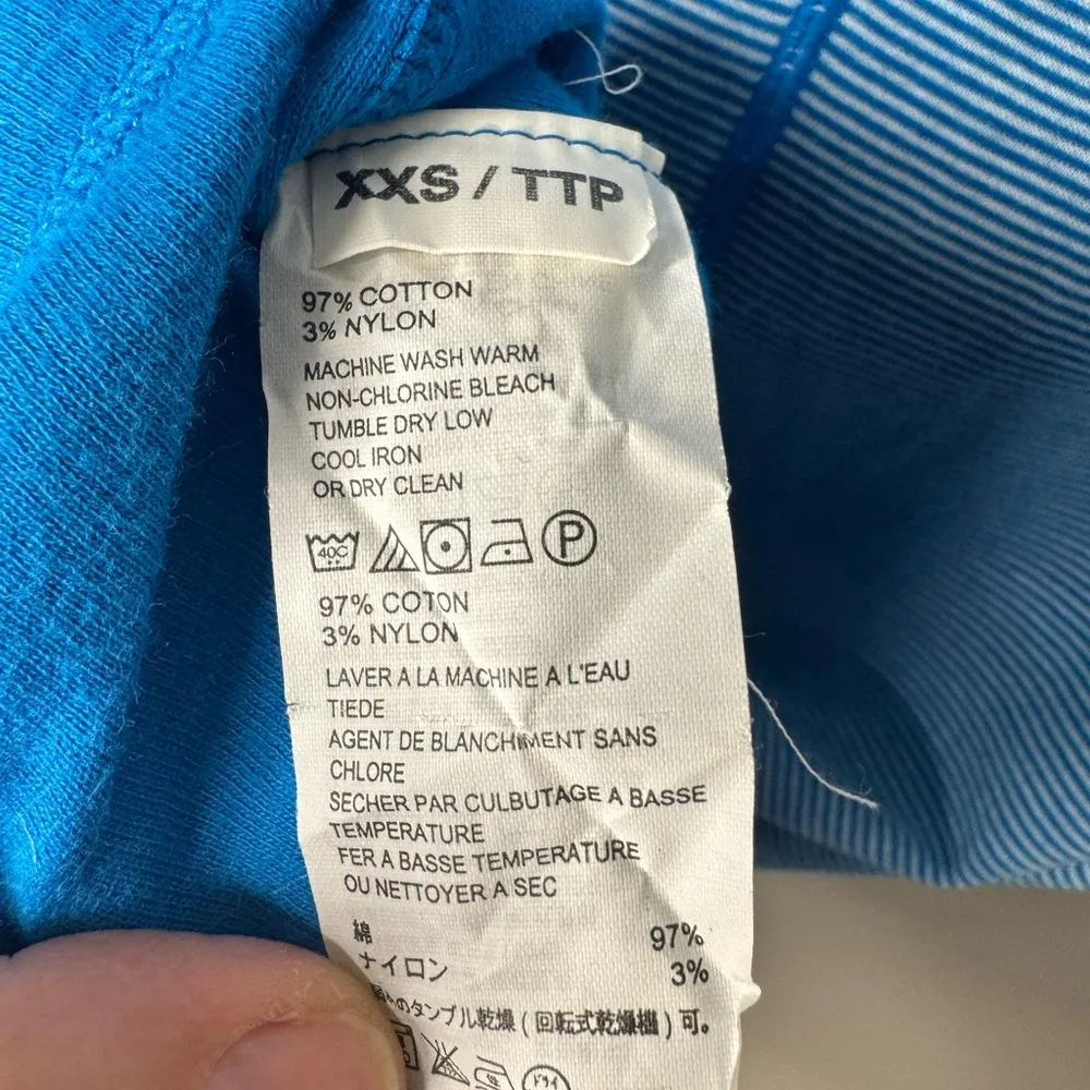 Tommy Bahamma Ocean Blue Pinstripe T-shirt Dress (4-6) - Image 5