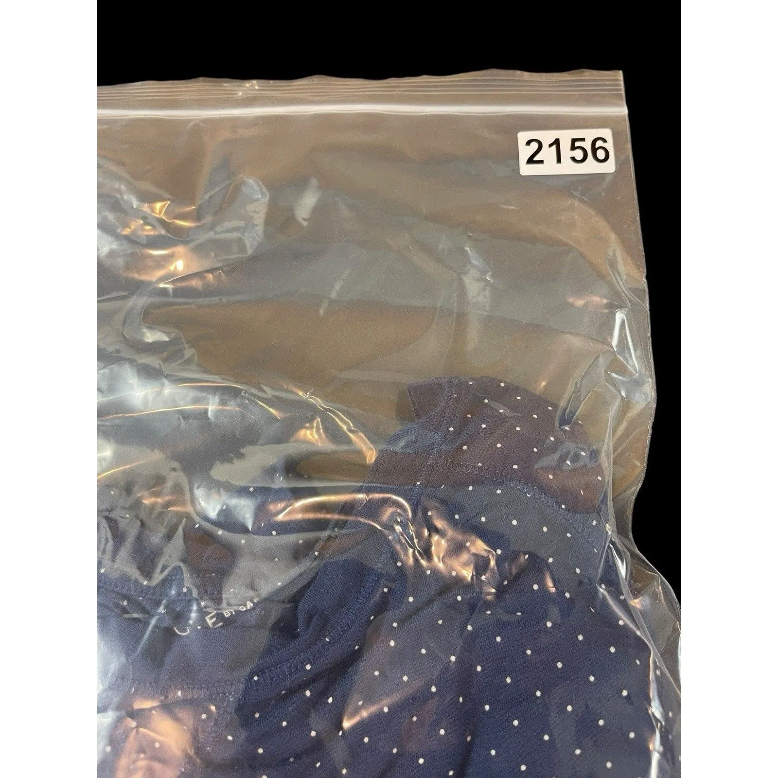 Love by Gap Women’s S Navy Polka Dot Long Sleeve Sleep Shirt “goodnight” Soft - Image 12