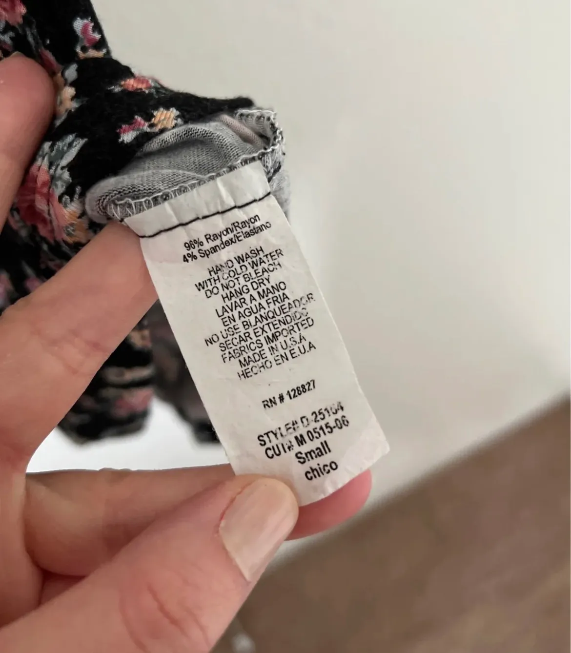 Tres Bien Black Floral Flowy Dress - Image 9