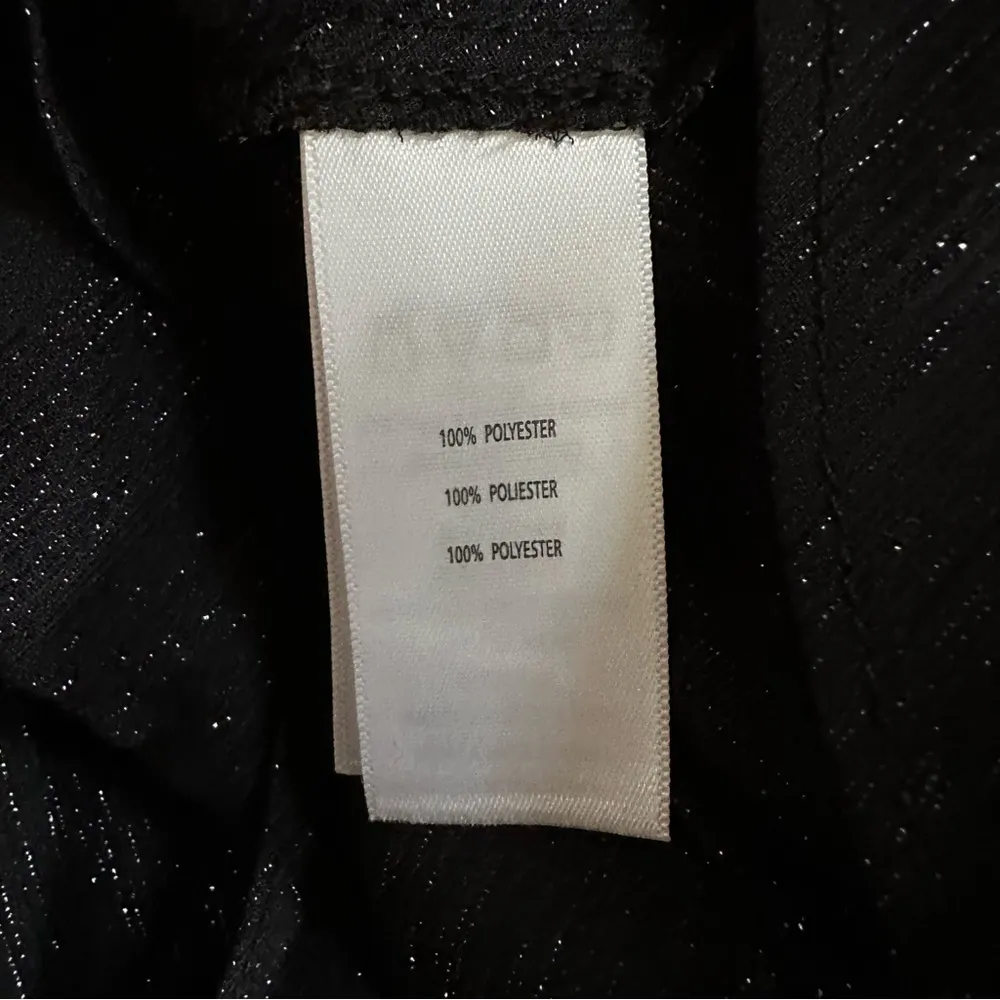 The Edit By Seventeen Black Semi Sheer Flounce Tank Top Size M - Image 9