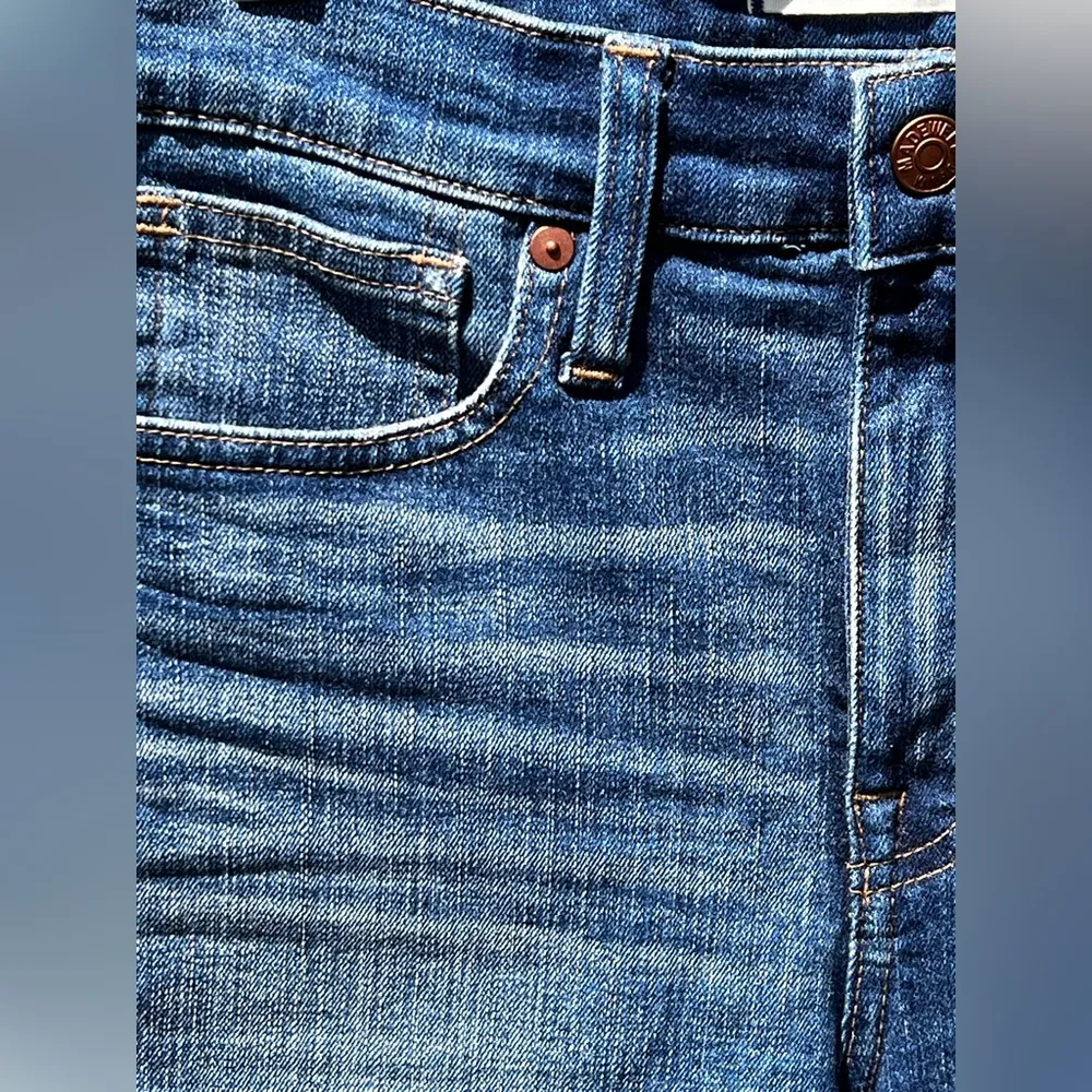 Madewell 10" High-Rise Skinny Jeans: Cutout Tulip Hem Edition - Image 8