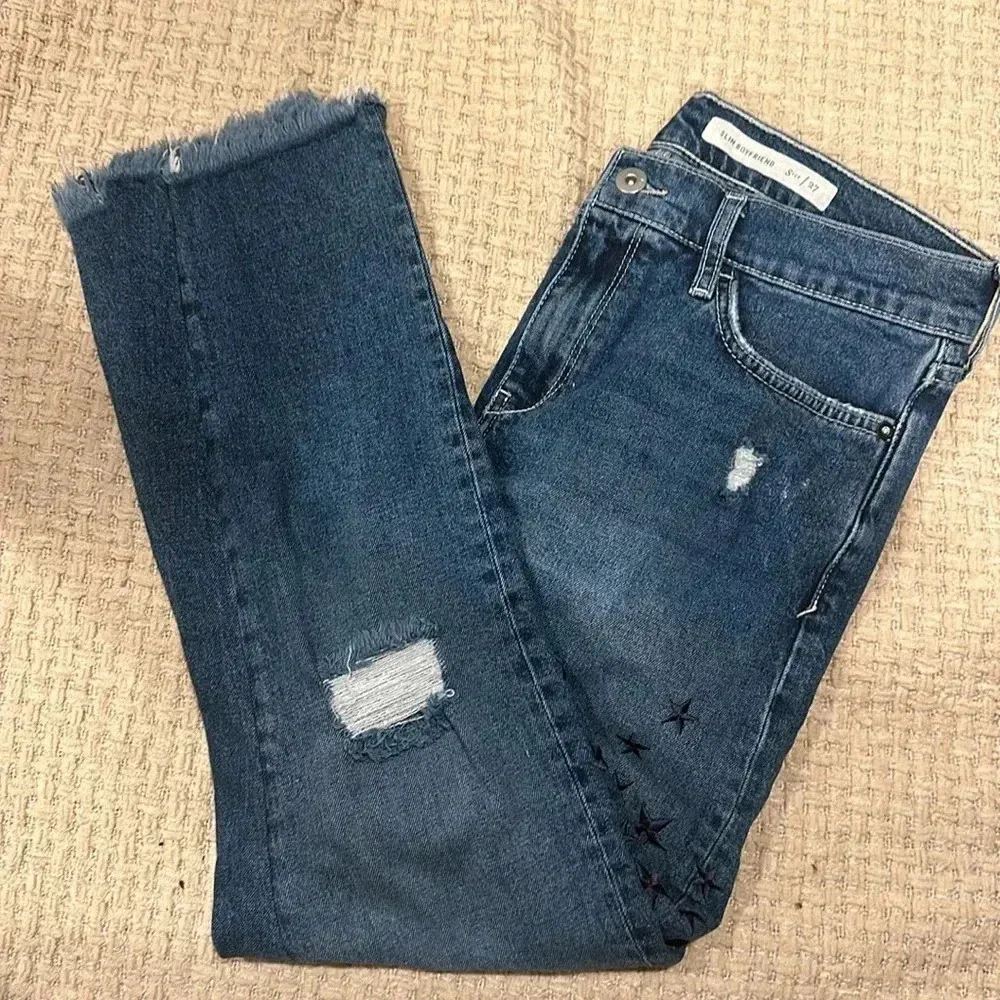 Pilcro And the Letter press women’s Jeans slim boyfriends size 27 - Image 2