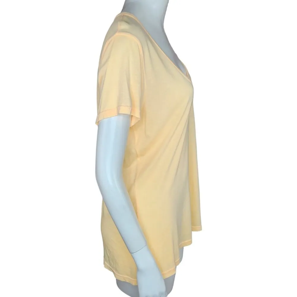 Sundry  Basic Tee Pop Orange Scoop Neck Short Sleeves Stretch Shirt Size 2 NWT - Image 8