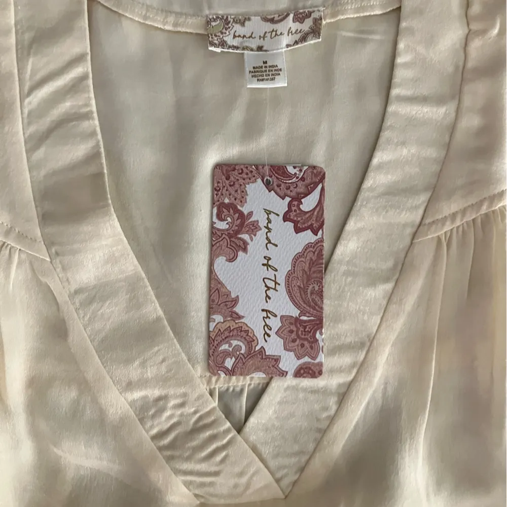 Band of the Free Womens Cash Ivory Long Sleeve Top - Image 6