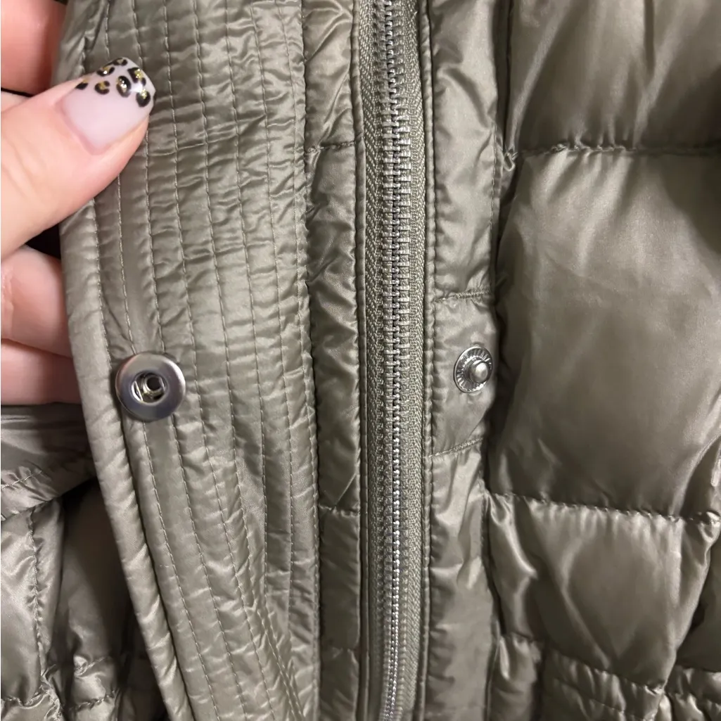 Ralph Lauren Oversized Quilted Down Puffer Jacket Coat Size Small Petite SP New - Image 9