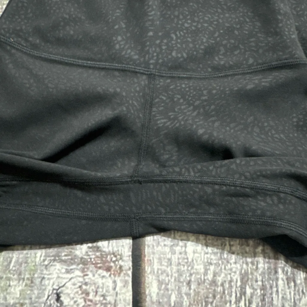 Lululemon Align Emboss Black Crop Leggings - Image 6