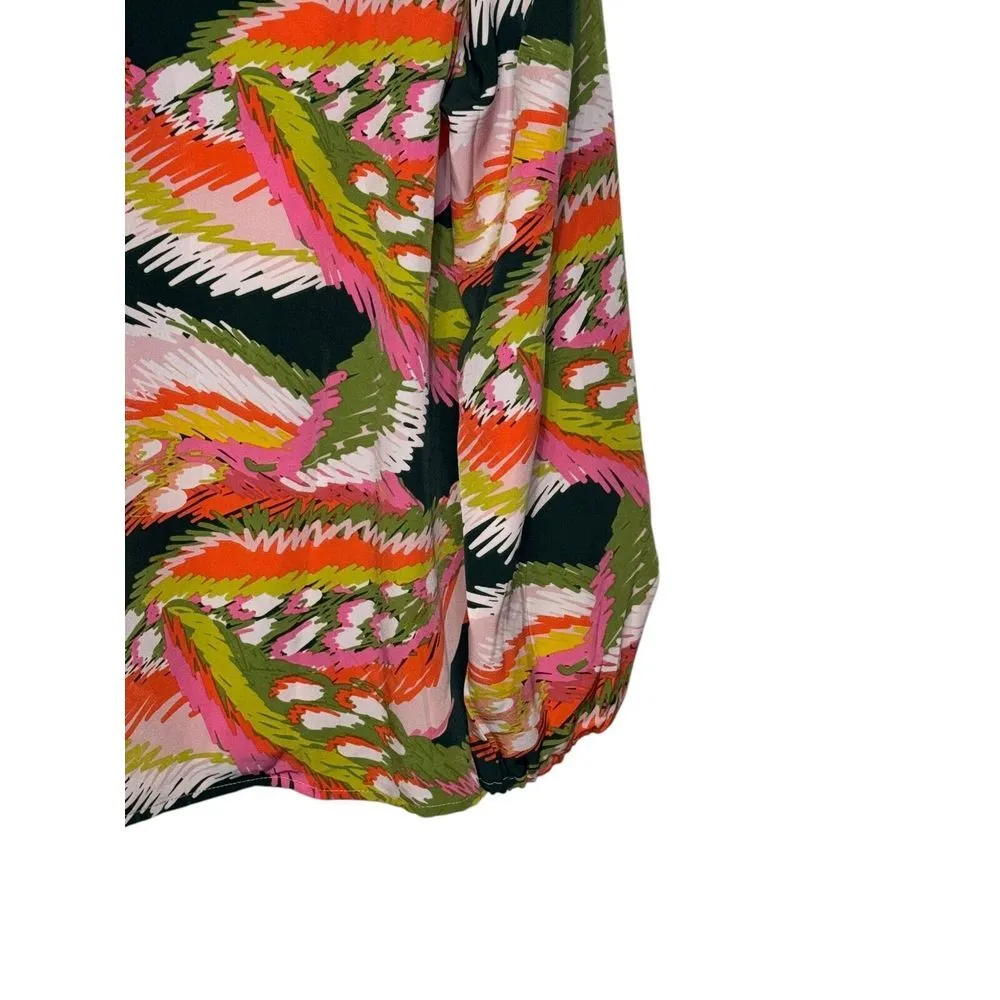 Michelle McDowell Women's Top Kacey Wild Wonder Flowy Long Ruffle Sleeve  Medium - Image 8