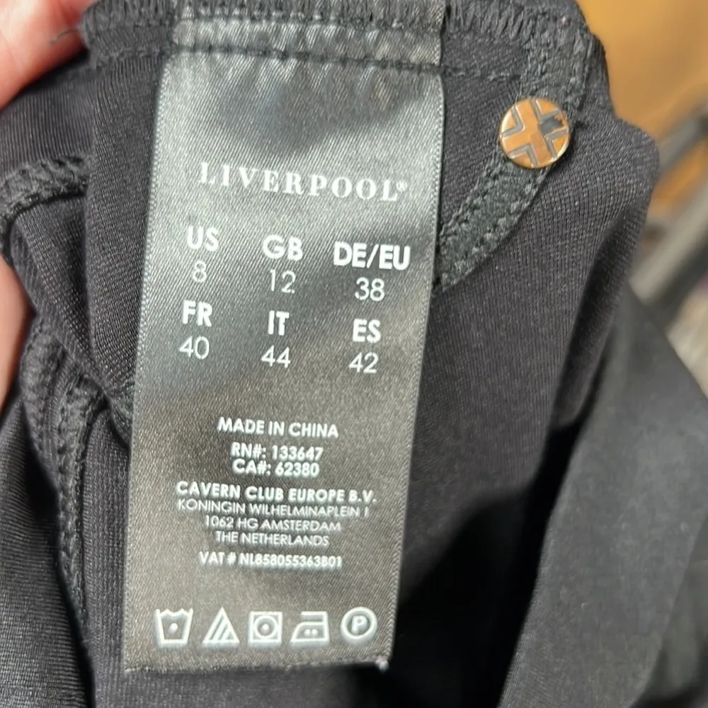 Liverpool Maternity The Legging Black Pants Size 8/29 - Image 6