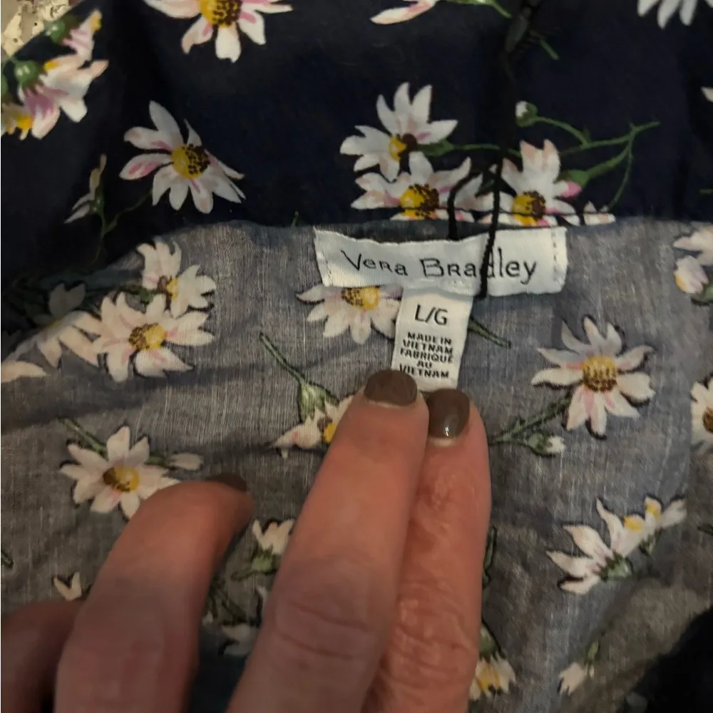 Vera Bradley  two piece pajama set large - Image 7