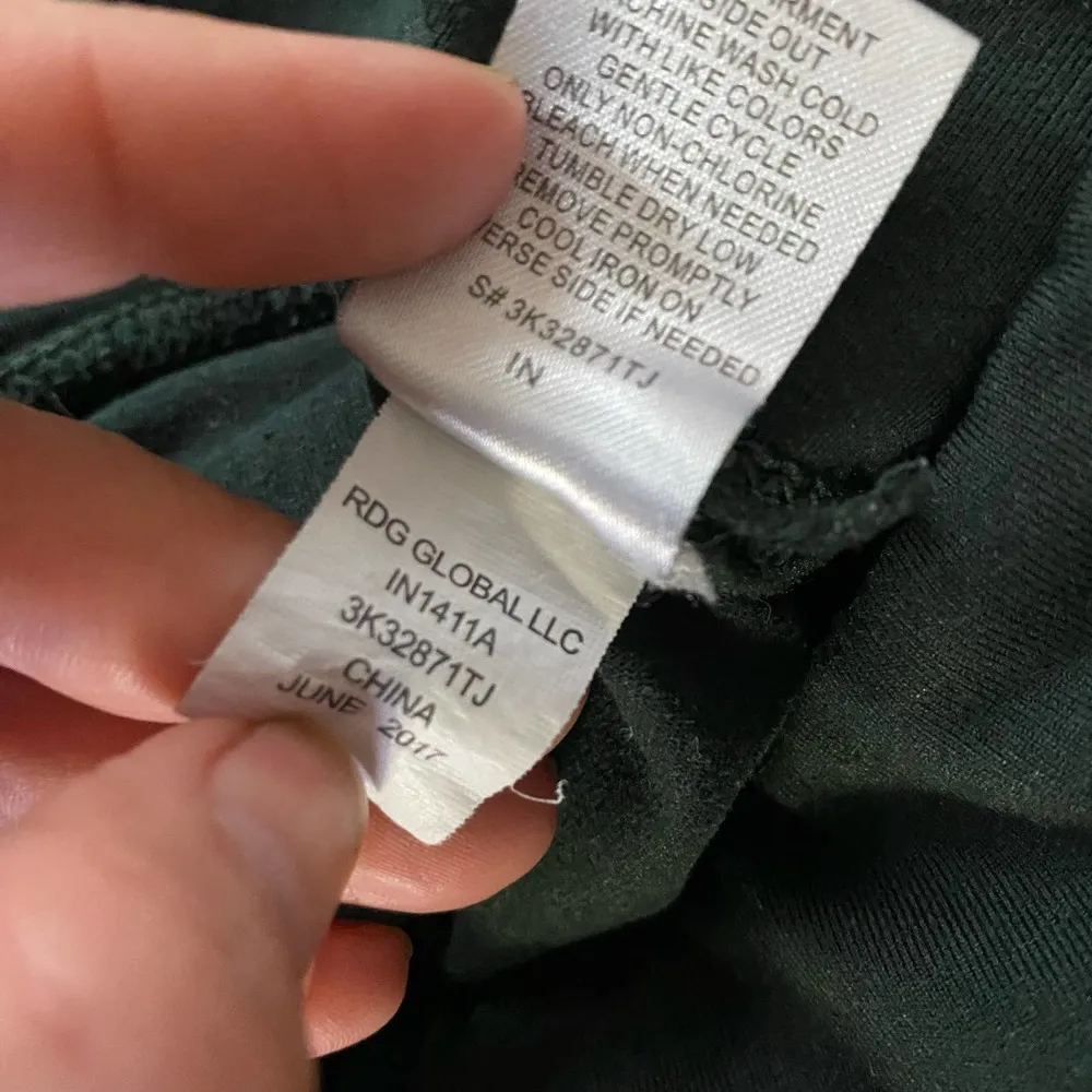 Jessica Simpson Womens The Warmup Green Star Ankle Leggings size Small - Image 9