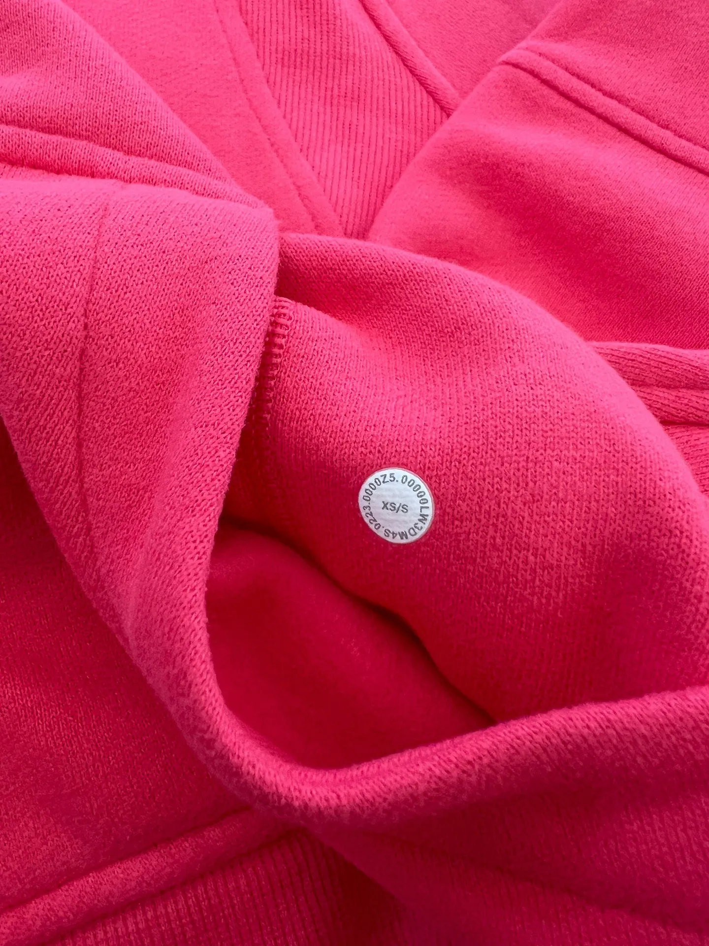 Lululemon NWOT Lululenon Scuba Half Zip Hoodie XS/S Sonic Pink - Image 3