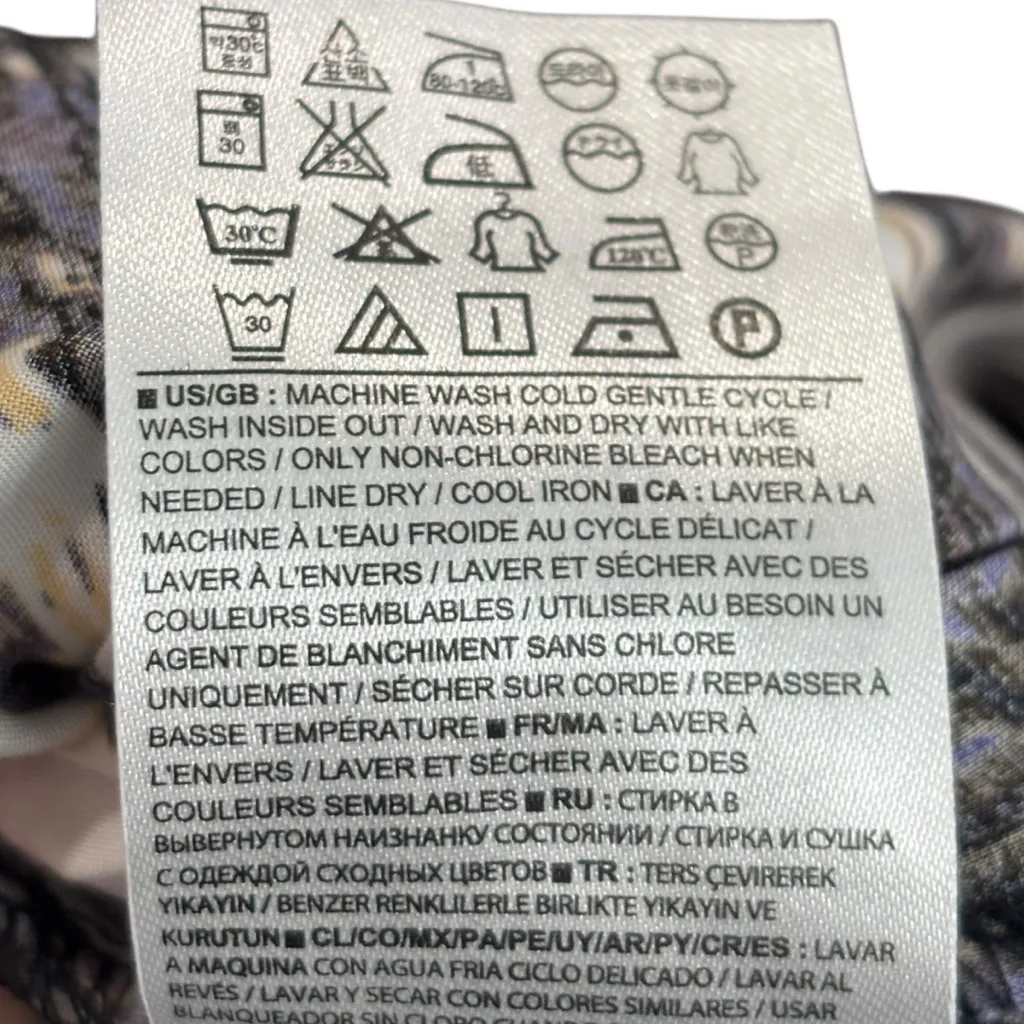 Banana Republic Sleeveless Colorful Tapered Leg Jumpsuit Size 14 - Image 8