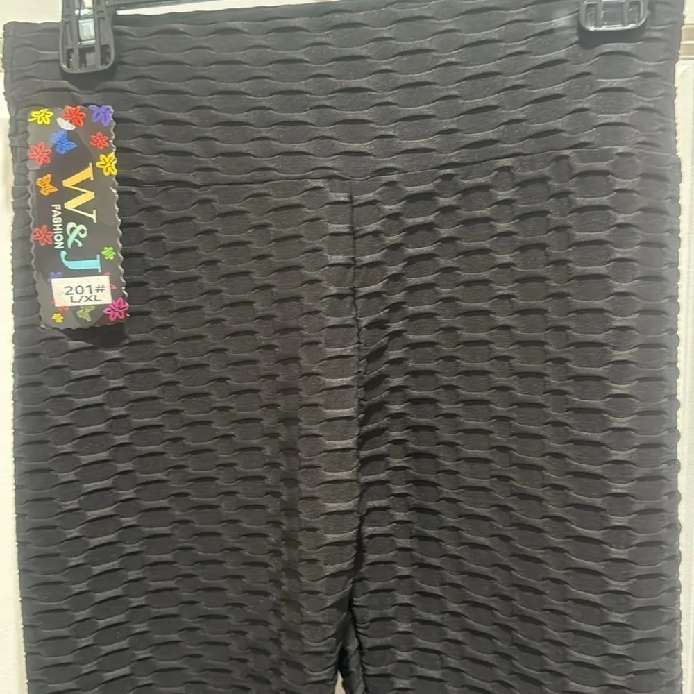W & J Leggings Size L/ XL Black Size L - Image 4
