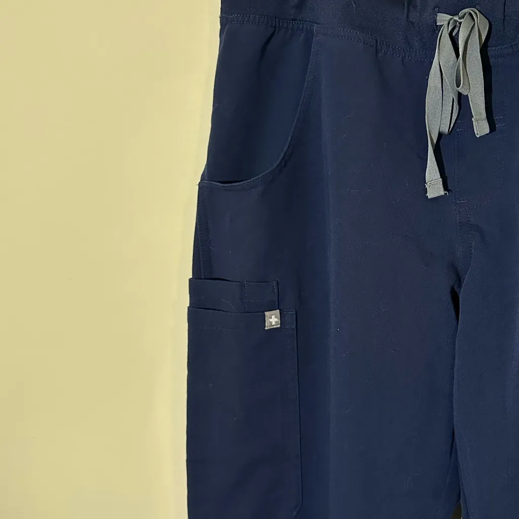 FIGS Technical Collection Navy Blue Scrub Pants - Image 5