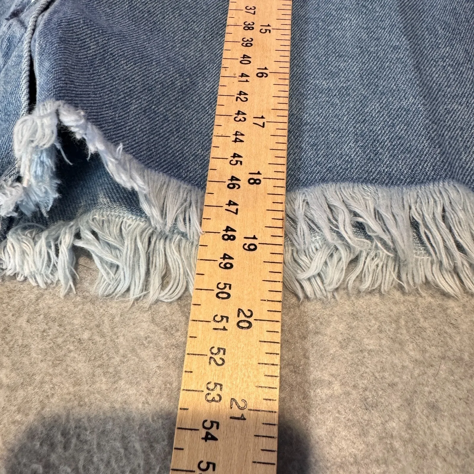 H&M x Coachella Festival Jean Jacket Womens 4 Blue Denim Embroidered NEW - Image 15