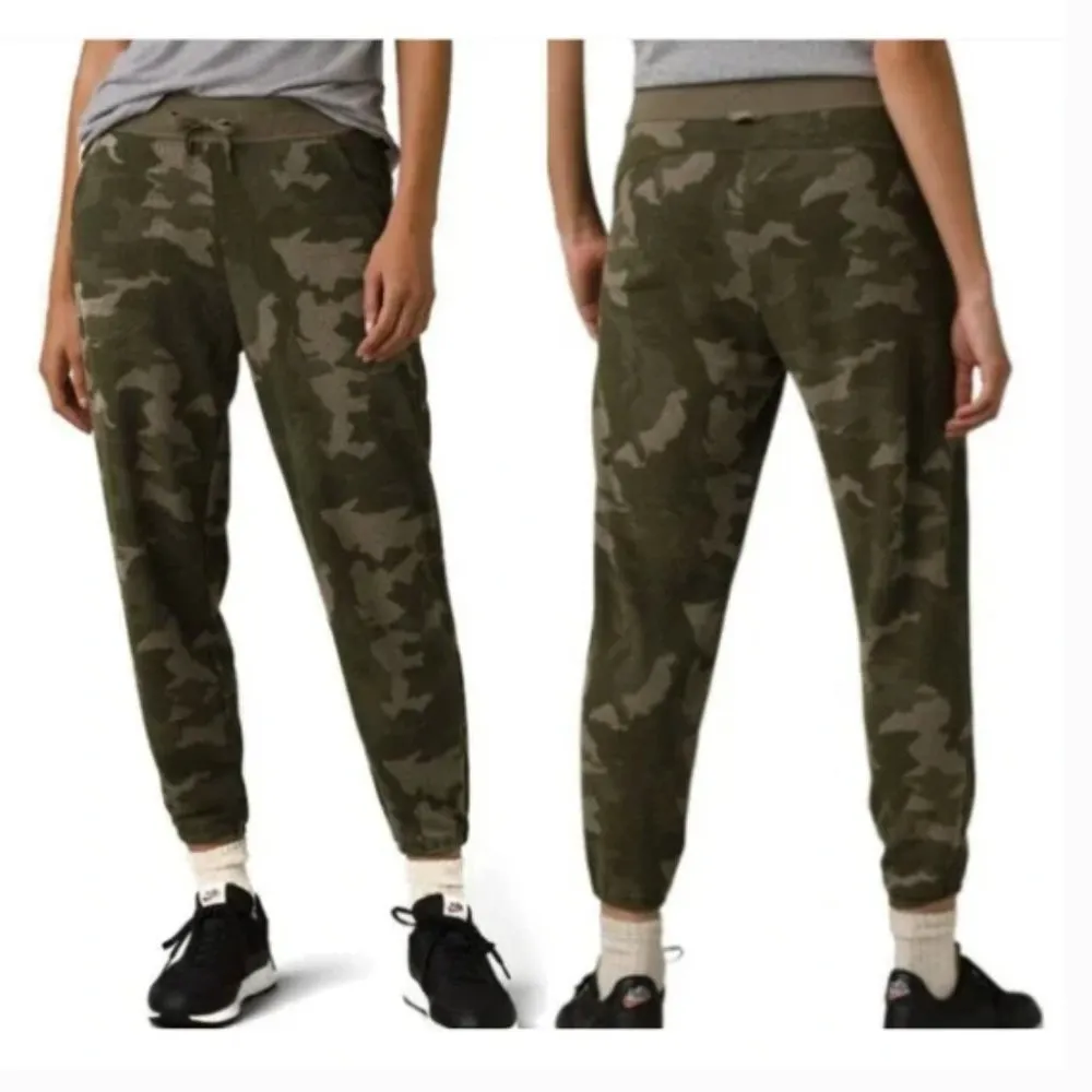 NWT prAna Cozy Up Ankle Jogger Pants Sage Camo Size L Large $89 - Image 2