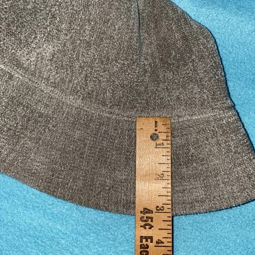 LIZ CLAIBORNE chenille soft bucket hat gray metal logo vintage NEW size osfa - Image 10