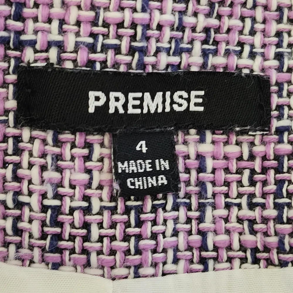 Premise Woven Tweed Blazer Jacket - Image 6