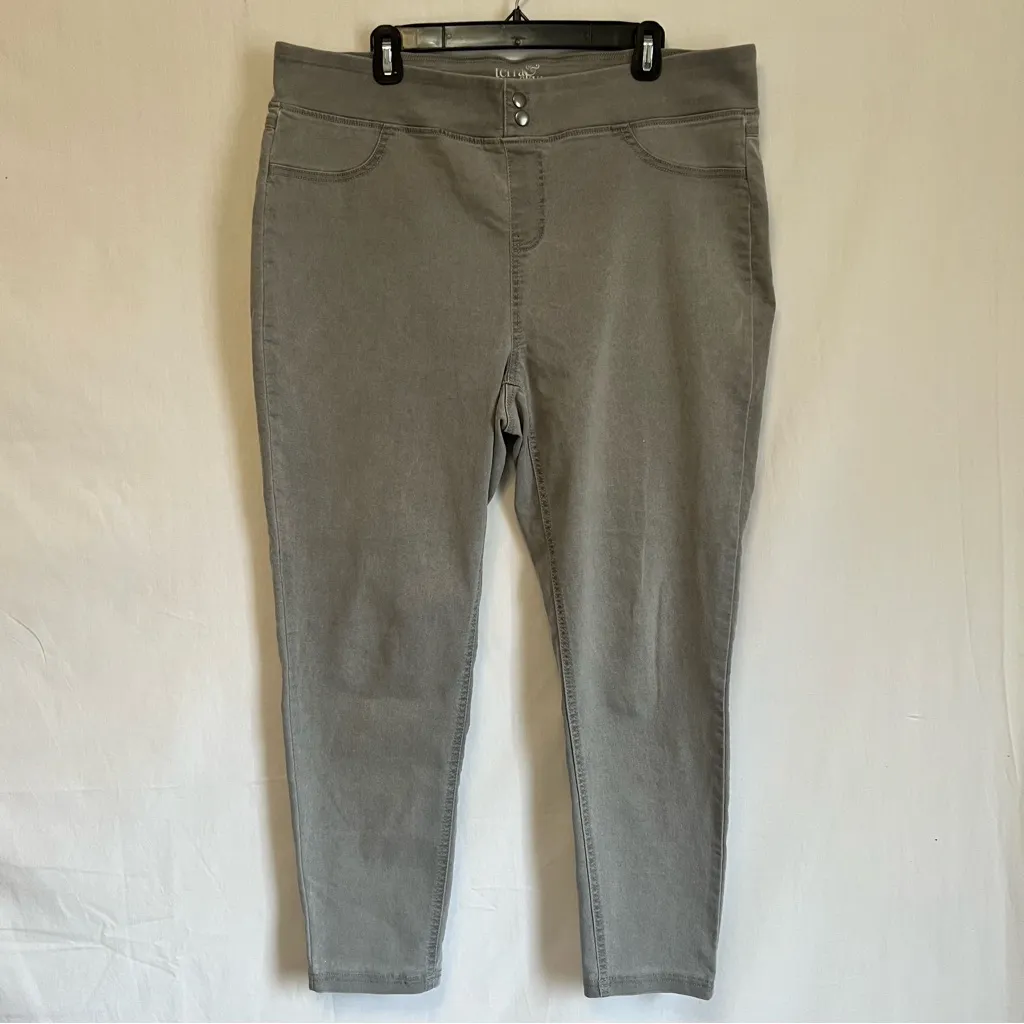 Terra & Sky Women's Plus Size Full Length Super Soft Jegging - Image 3