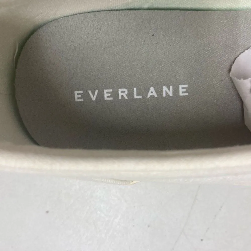 EVERLANE Unisex Slip On Sneakers Size Female 11 Men 9.5‎ White New With Defects - Image 3